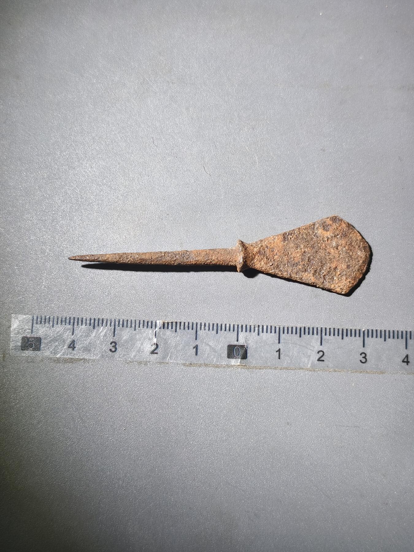 113期新疆红钱粟特钱币丝路钱币专场 辽金铁箭头