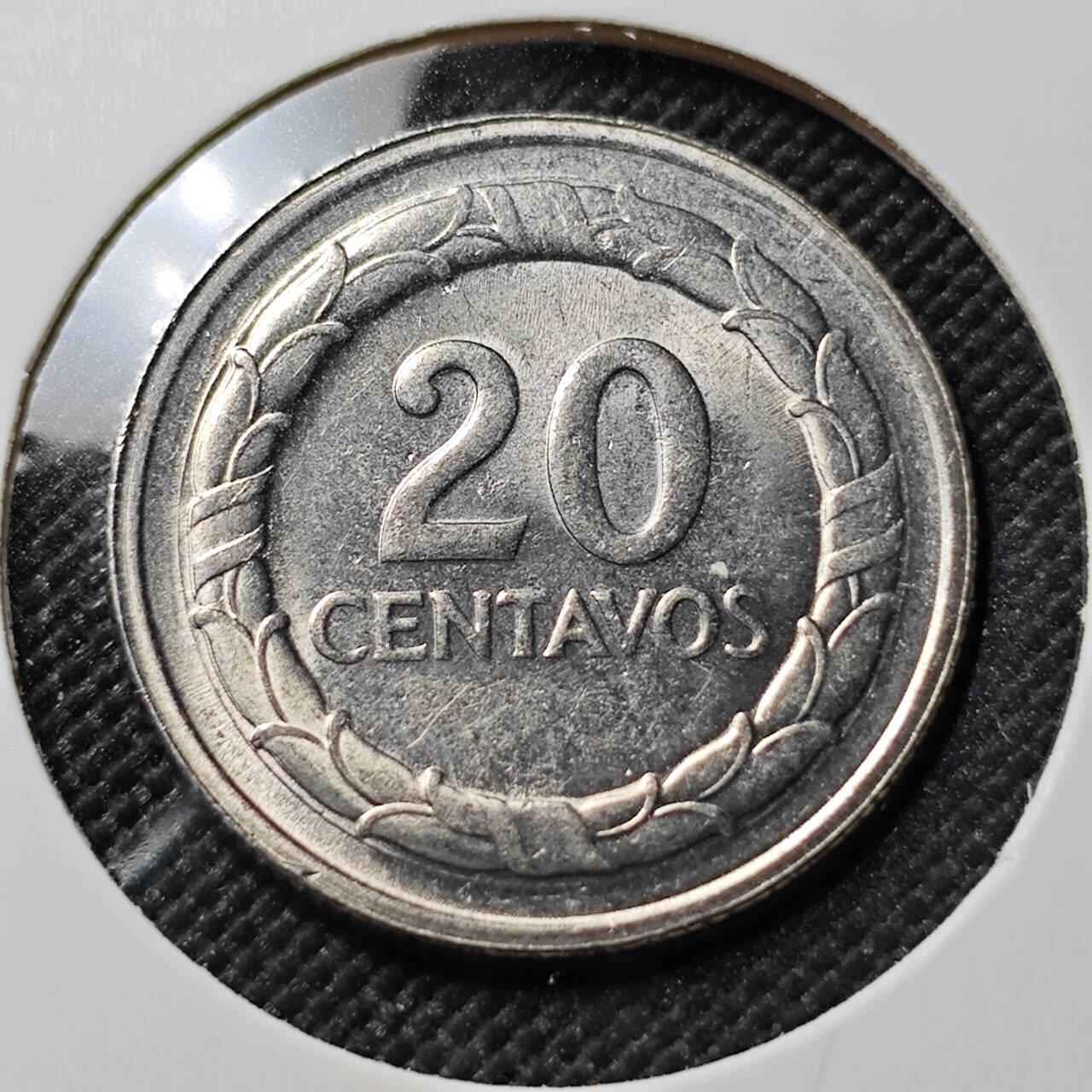 KK钱币收藏小铺  第390期  2月预留时间 周末发货  1967哥伦比亚20分