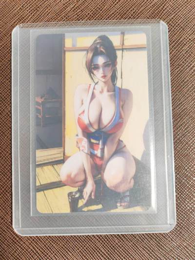 阳大大卡牌拍卖第96期（持续收拍品，周五晚上九点截拍，进群福利早知道） - 拳皇98 不知火舞㈡ 食品卡 硬普卡 带卡膜卡夹