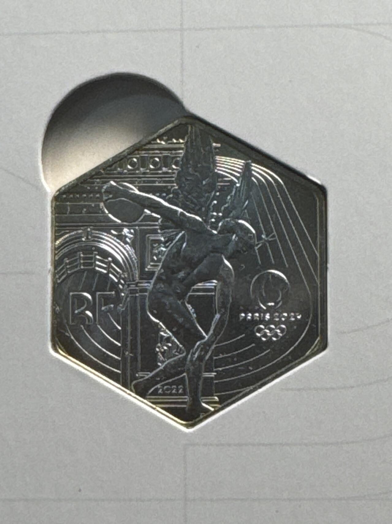 ❤️【币观天下】❤️ 第341期钱币拍卖- 2026.1.30周五晚上6点半场-长期征集拍品 春节前最后一场本场不能存放 节后恢复拍卖 法国2024年巴黎奥运会10欧元六边形纪念银币