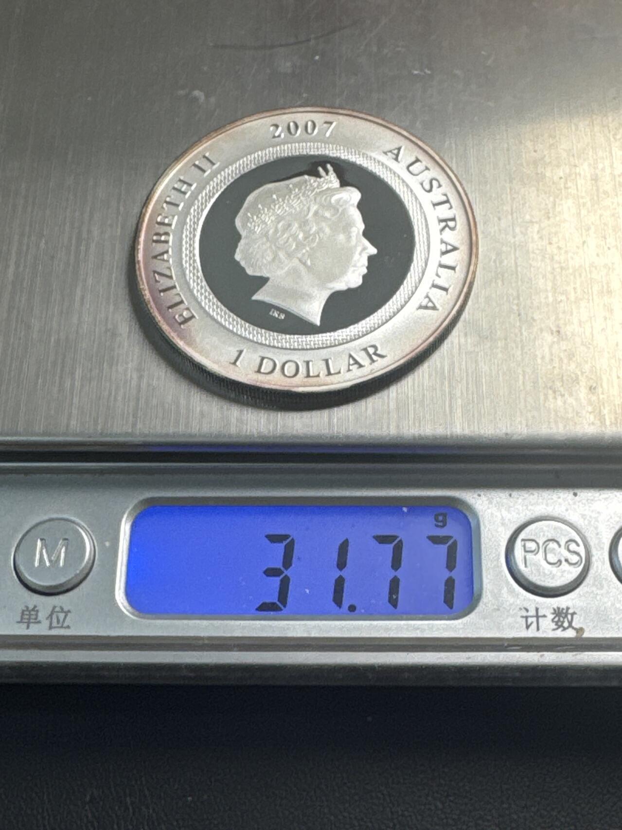 ❤️【币观天下】❤️ 第341期钱币拍卖- 2026.1.30周五晚上6点半场-长期征集拍品 春节前最后一场本场不能存放 节后恢复拍卖 澳大利亚2007年彩色猪年幻彩银币31.8克999银