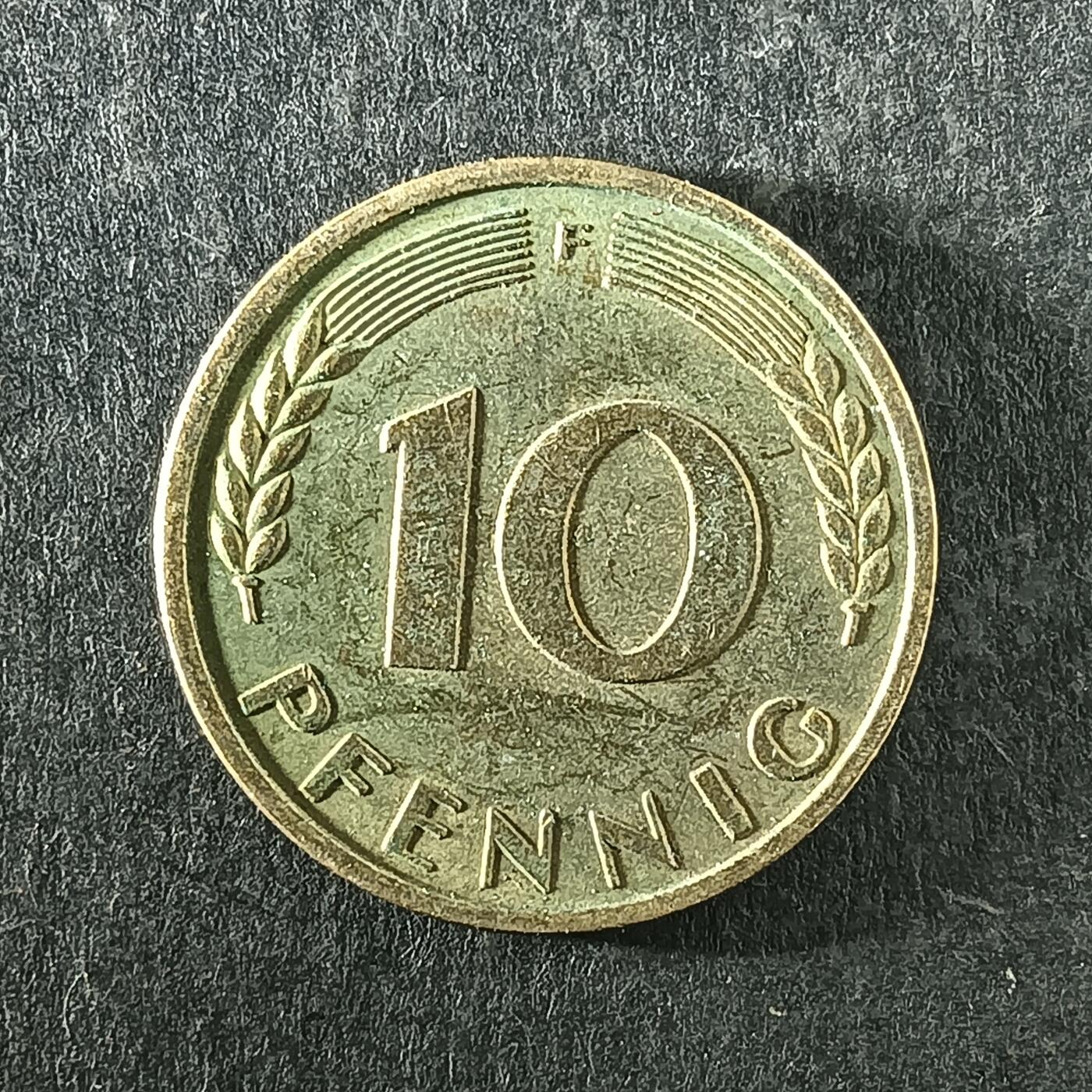 逸泉钱币2026第十四场世界各国散币纪念币A1214-1613 1322 西德联邦德国10分尼