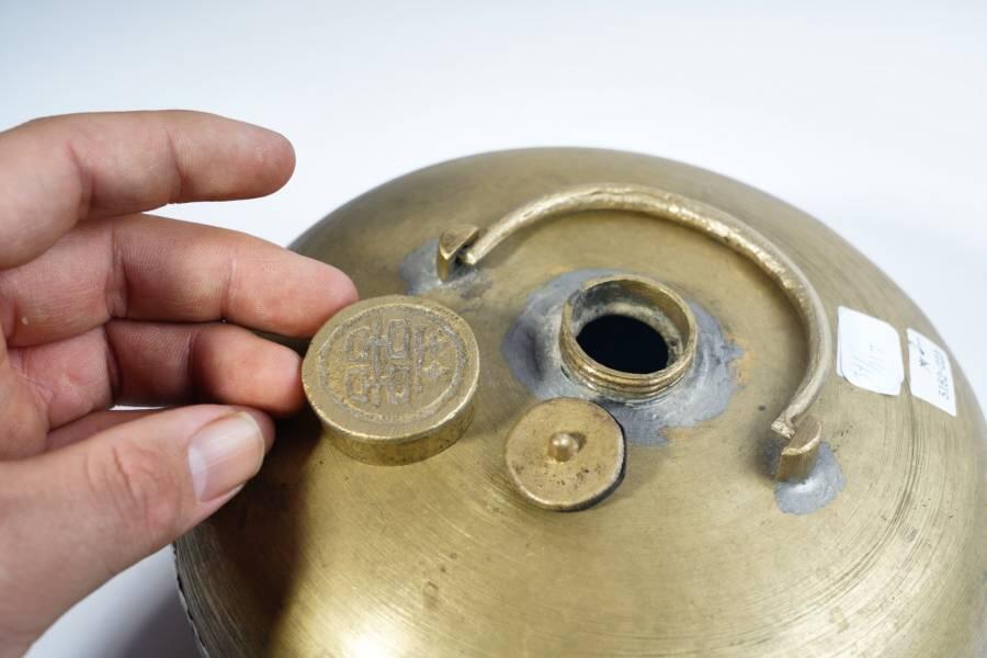 上海都达杂项专场十二（全场包邮】 铜暖手壶汤婆子83-44