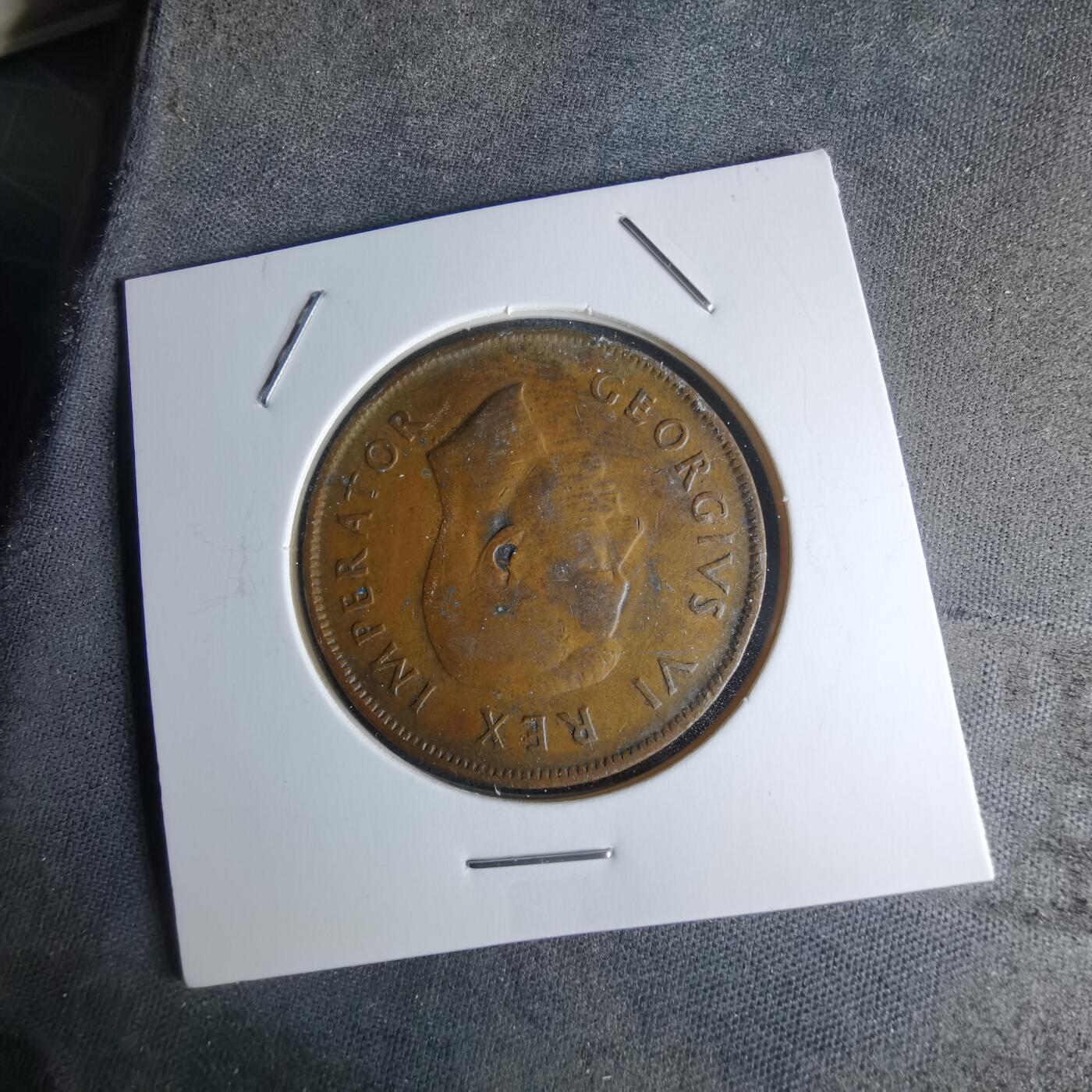 沼泽如烟--第979场 南非1943年1便士