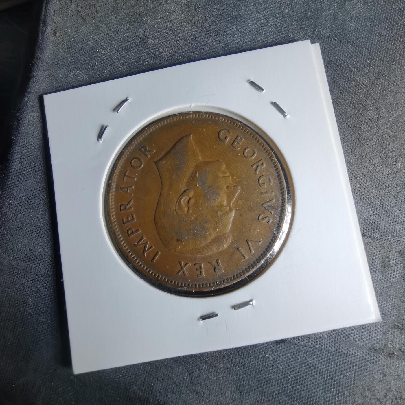 沼泽如烟--第979场 南非1943年1便士