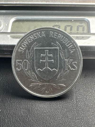 ❤️【币观天下】❤️ 第341期钱币拍卖- 2026.1.30周五晚上6点半场-长期征集拍品 春节前最后一场本场不能存放 节后恢复拍卖 - 斯洛伐克银币16.5克700银