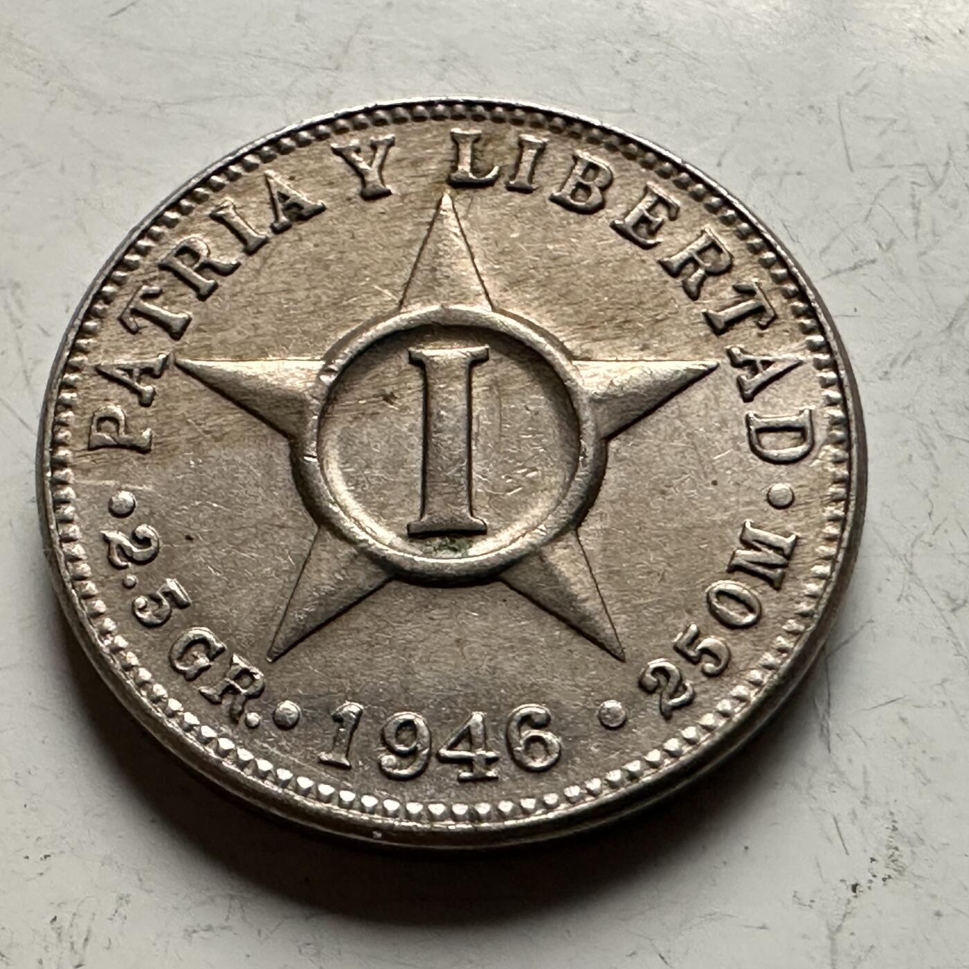 🌹外币初藏🌹🐯2026年第13场  每周二四六晚8️⃣点 接代拍 古巴1946年一分