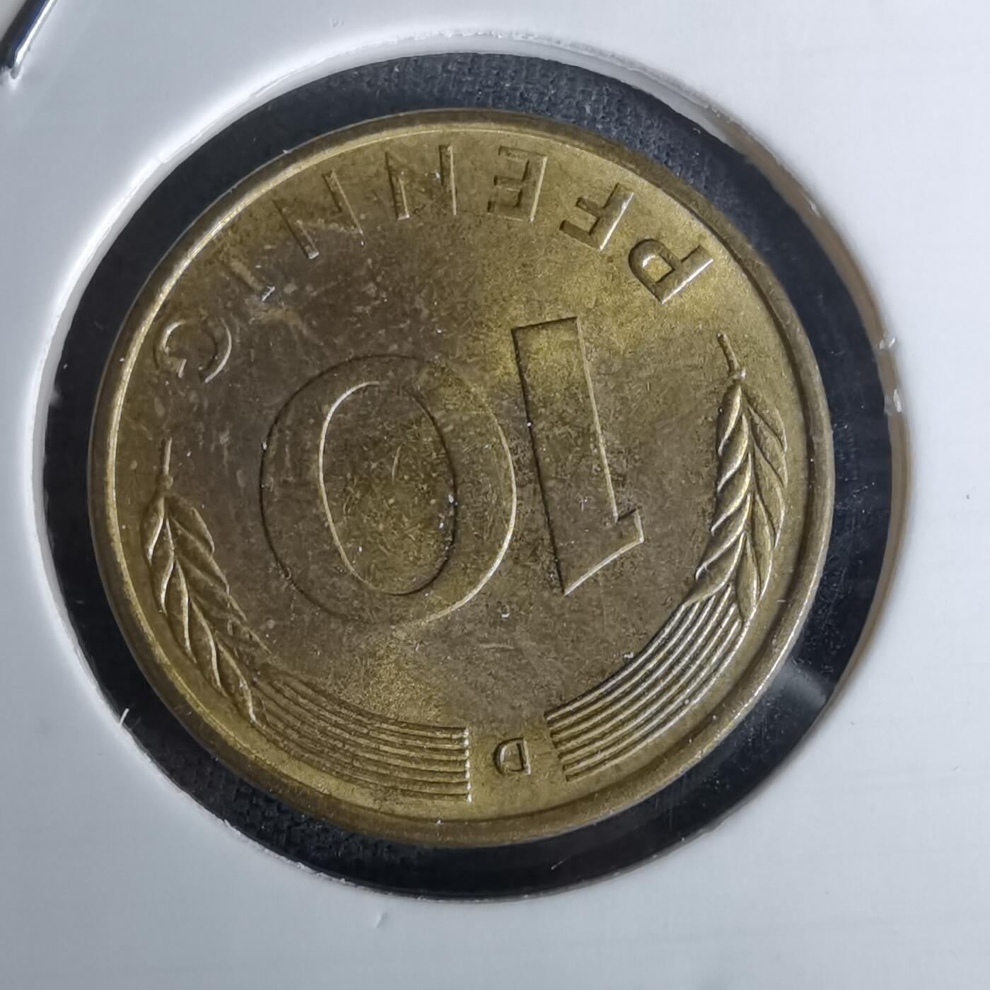 沼泽如烟--第978场 德国1972年10芬尼