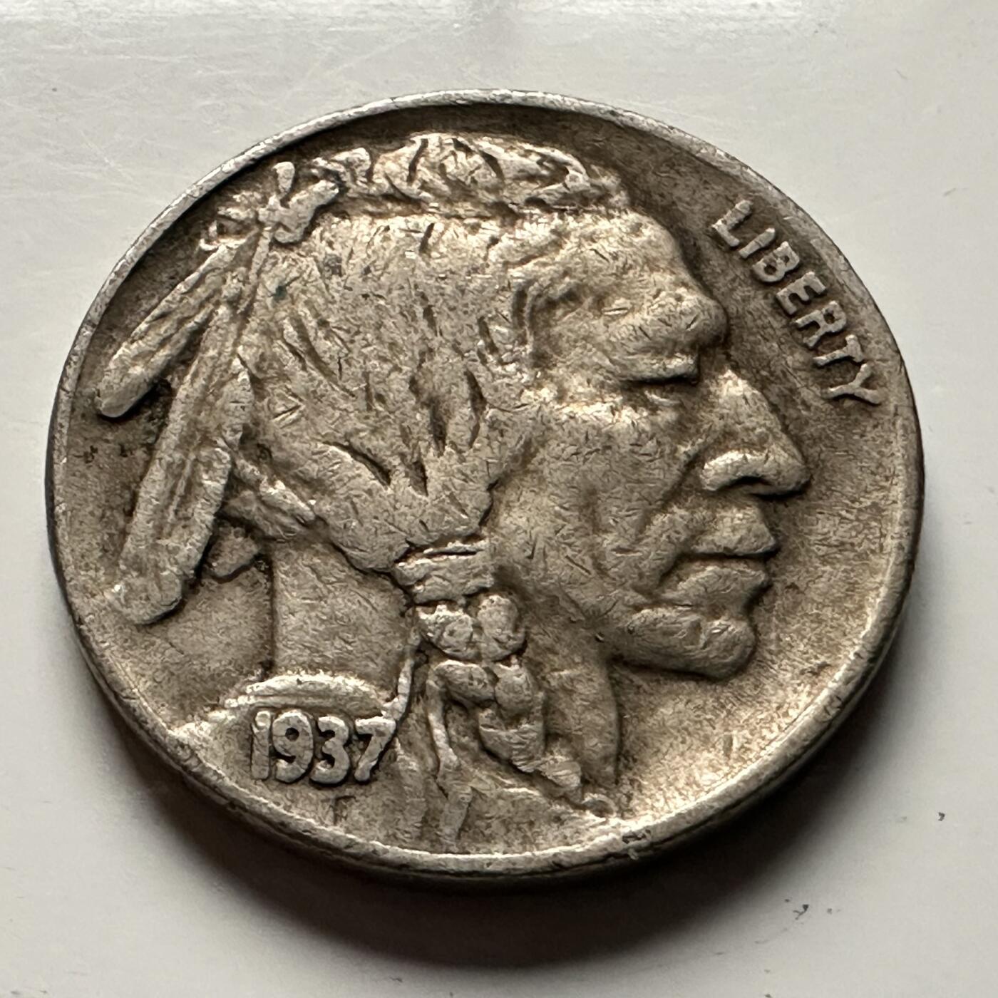 🌹外币初藏🌹🐯2026年第13场  每周二四六晚8️⃣点 接代拍 美国1937年牦牛五分 b