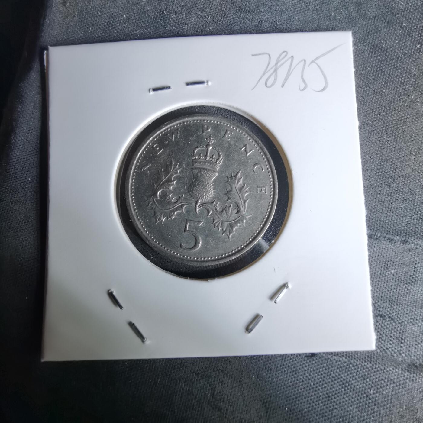 沼泽如烟--第978场 英国1979年5便士