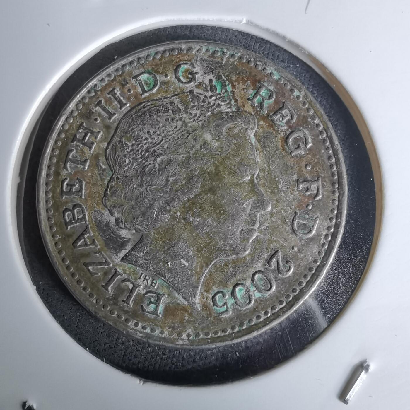 沼泽如烟--第978场 英国2005年10便士