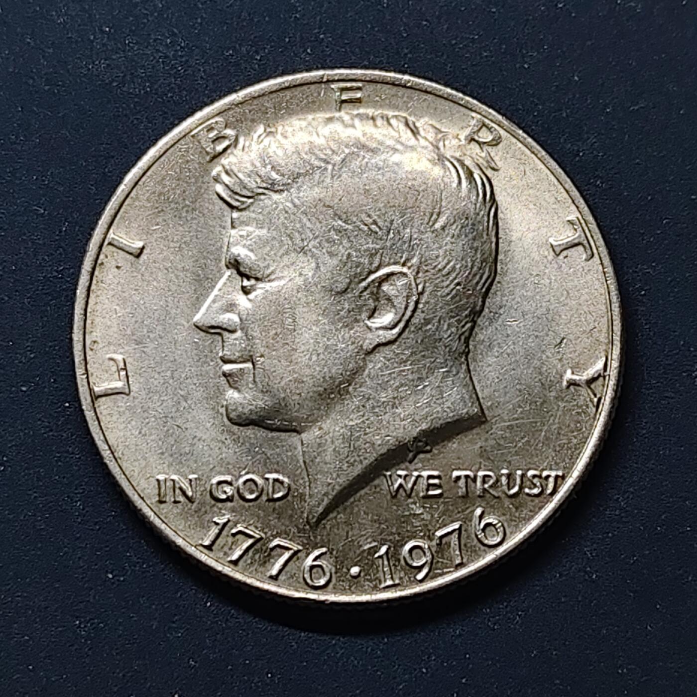 【全场包邮】纯粹捡漏拍498场-持续更新中 美国1976年半元独立200周年纪念币