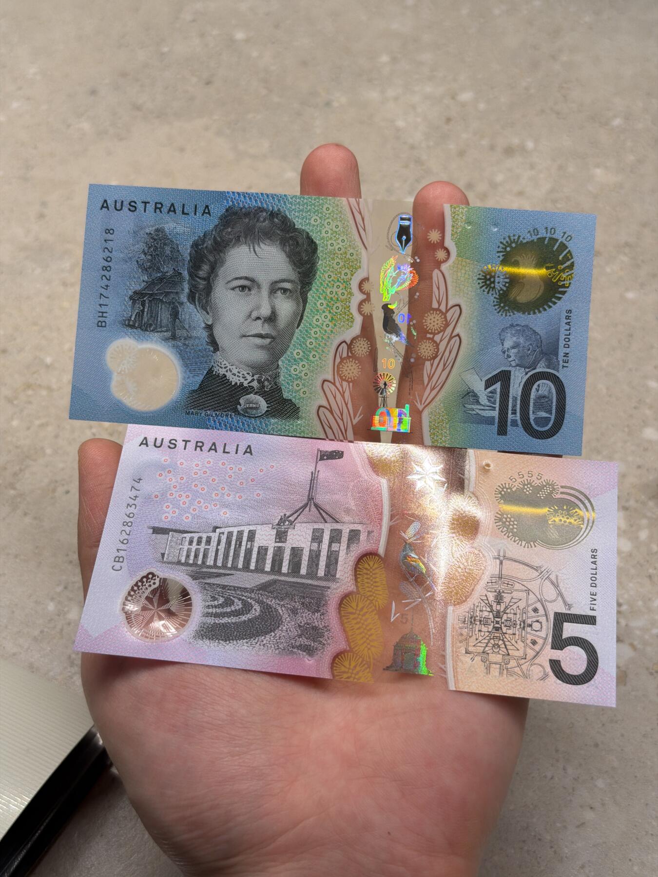 澳大利亚10+5 unc