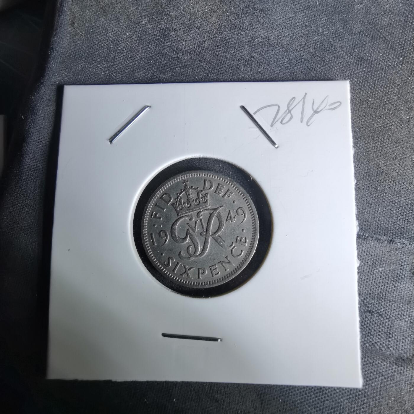 沼泽如烟--第978场 英国1949年6便士