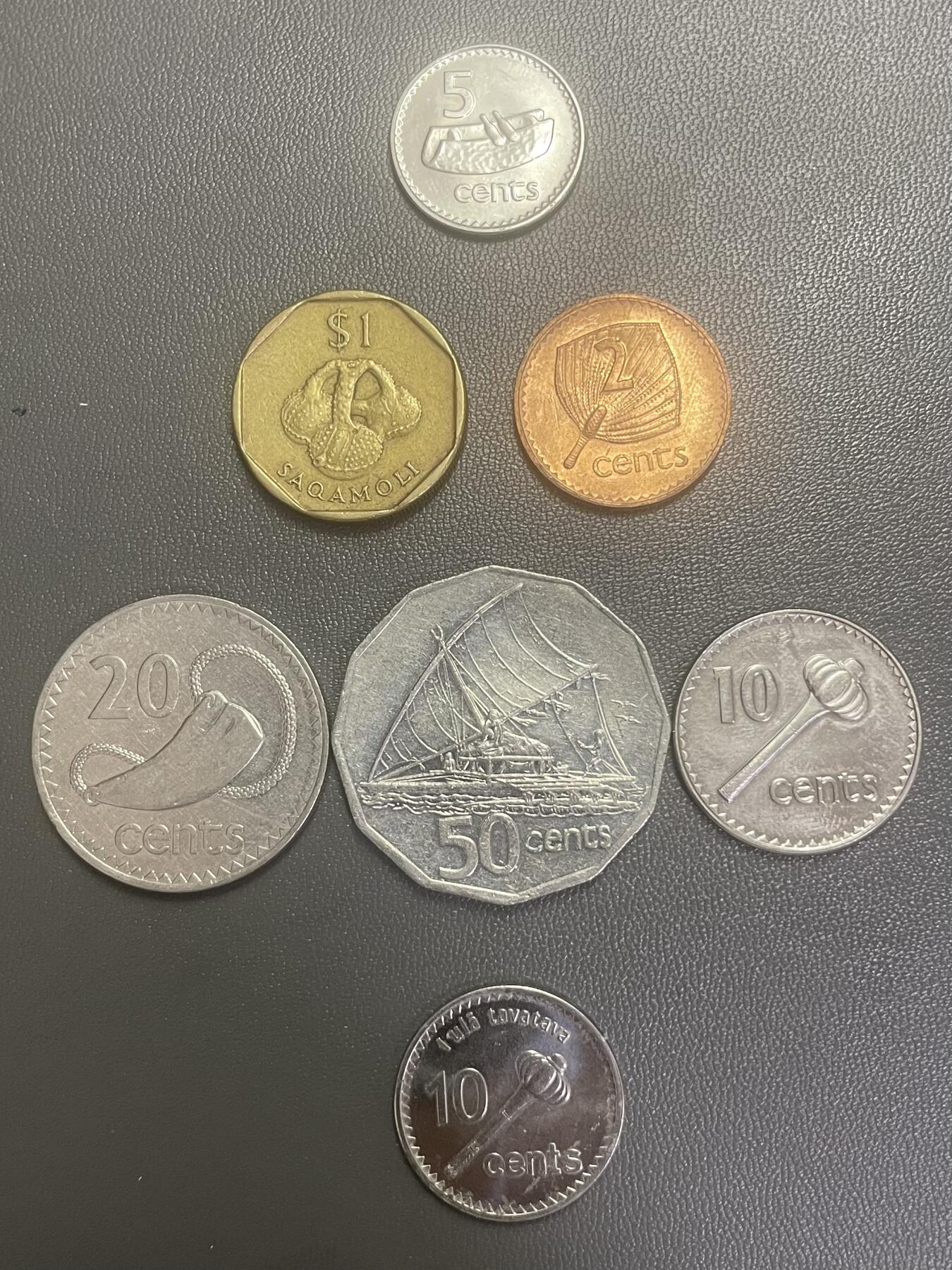 回流0201 斐济一组不同7枚