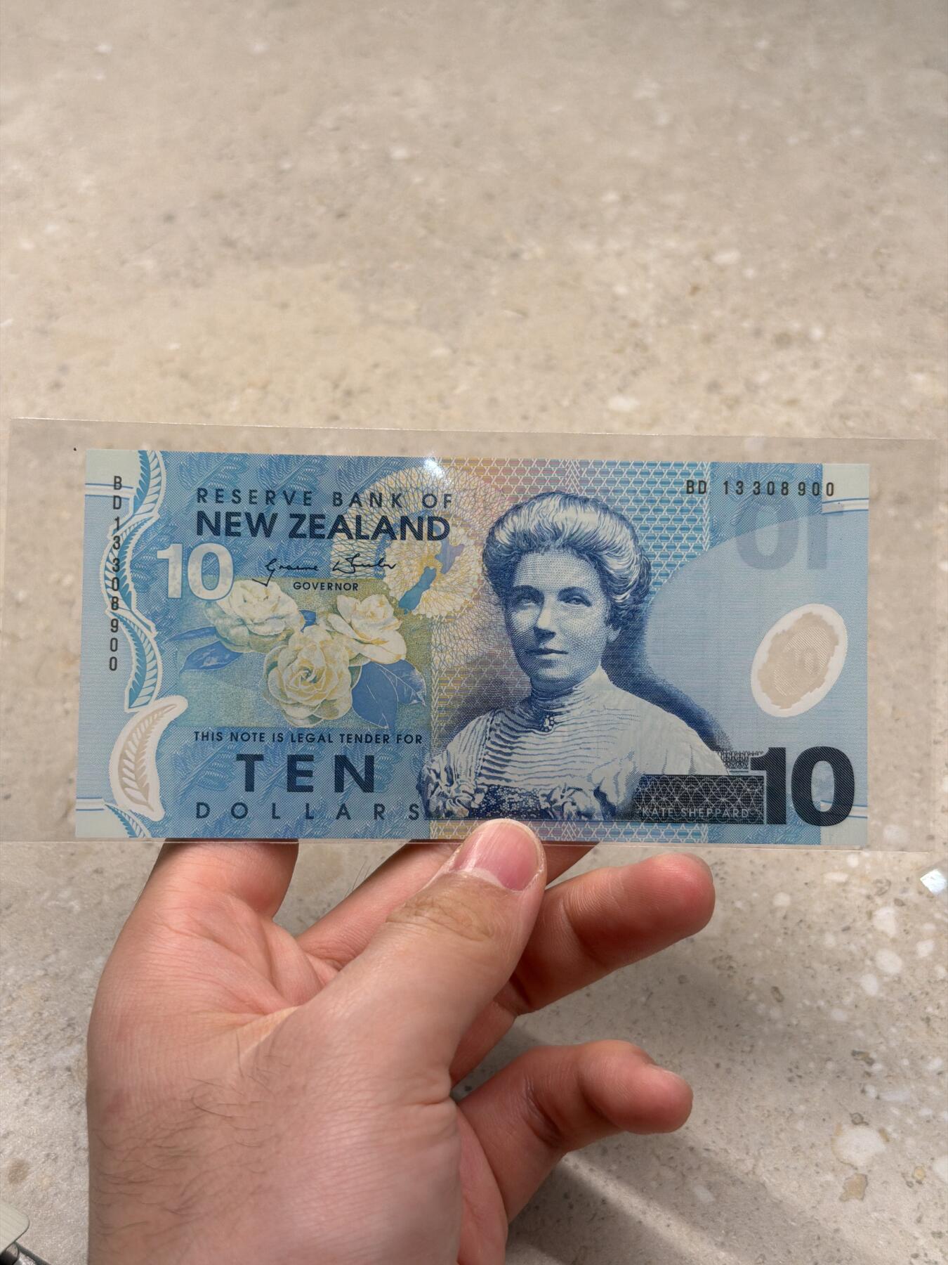 旧版新西兰10 流通好品