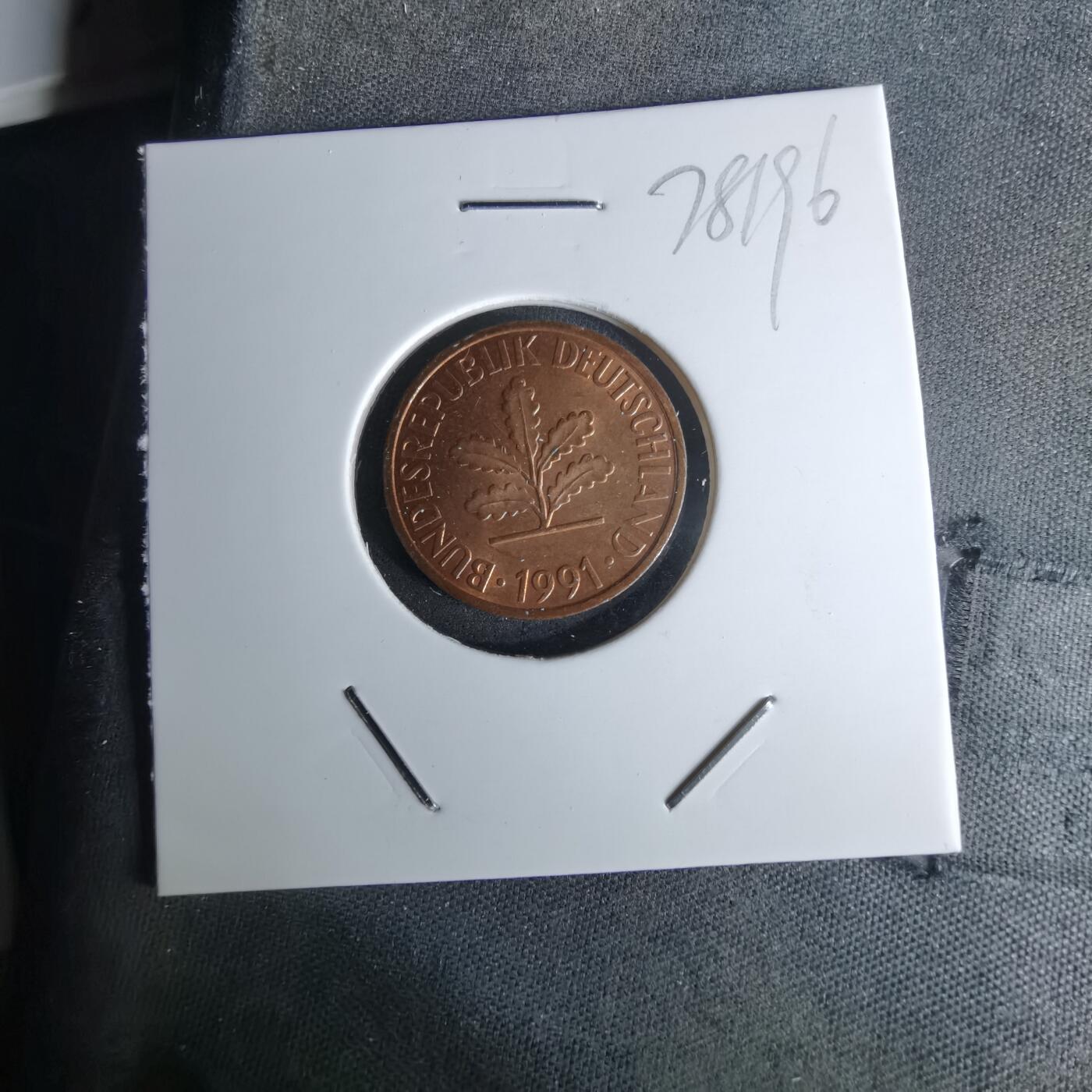 沼泽如烟--第978场 德国1991年2芬尼