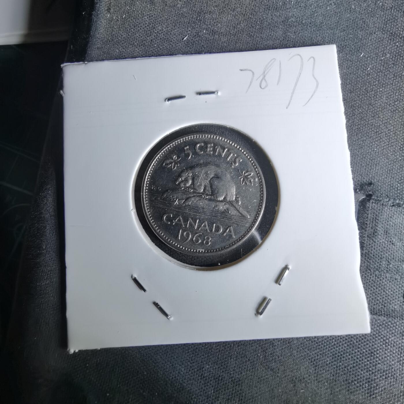 沼泽如烟--第978场 加拿大1968年五分