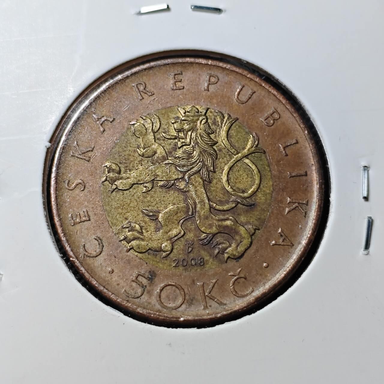 KK钱币收藏小铺  第390期  2月预留时间 周末发货  捷克50克朗