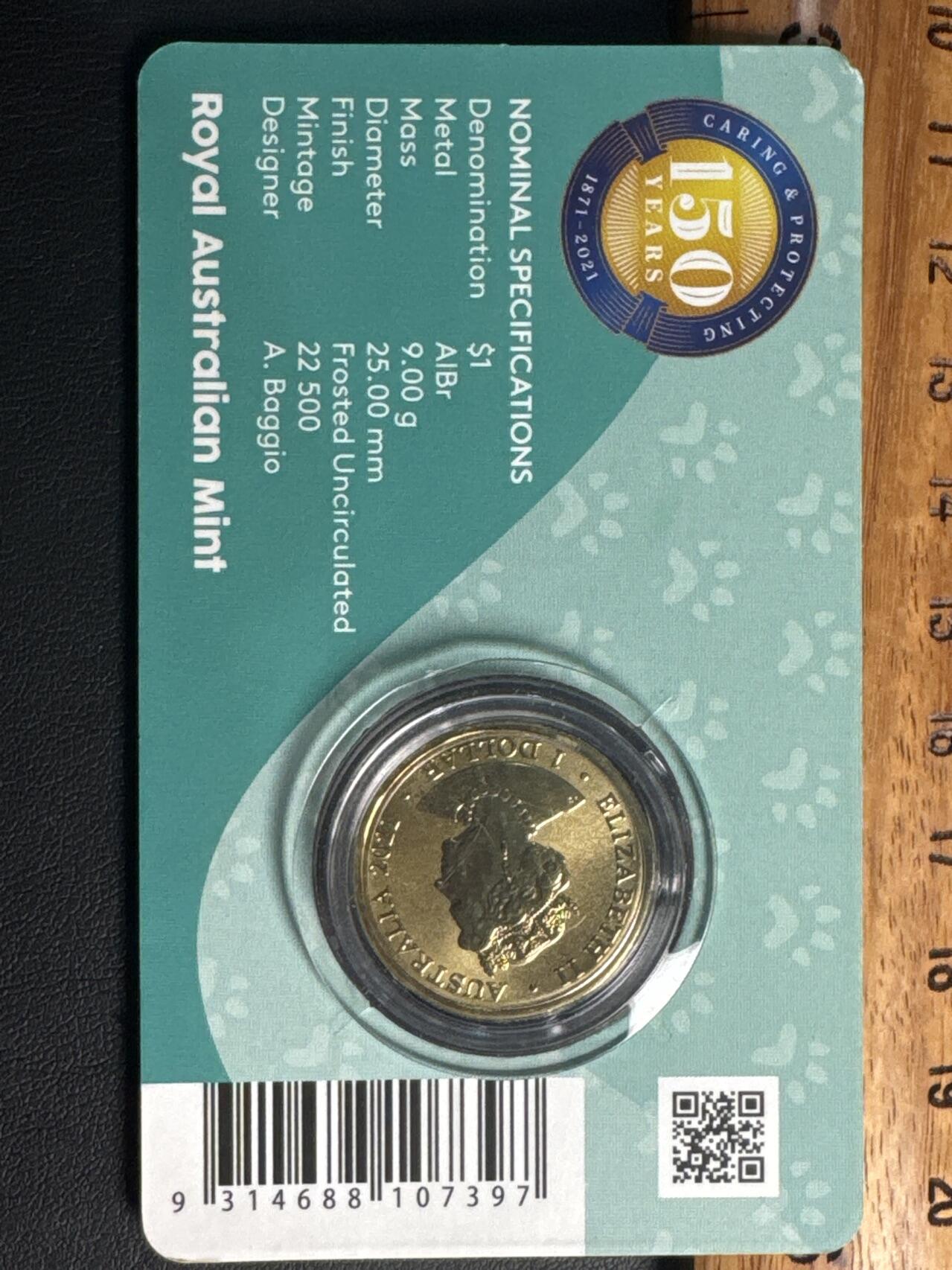 ❤️【币观天下】❤️ 第341期钱币拍卖- 2026.1.30周五晚上6点半场-长期征集拍品 春节前最后一场本场不能存放 节后恢复拍卖 澳大利亚2021年彩色猫咪卡币