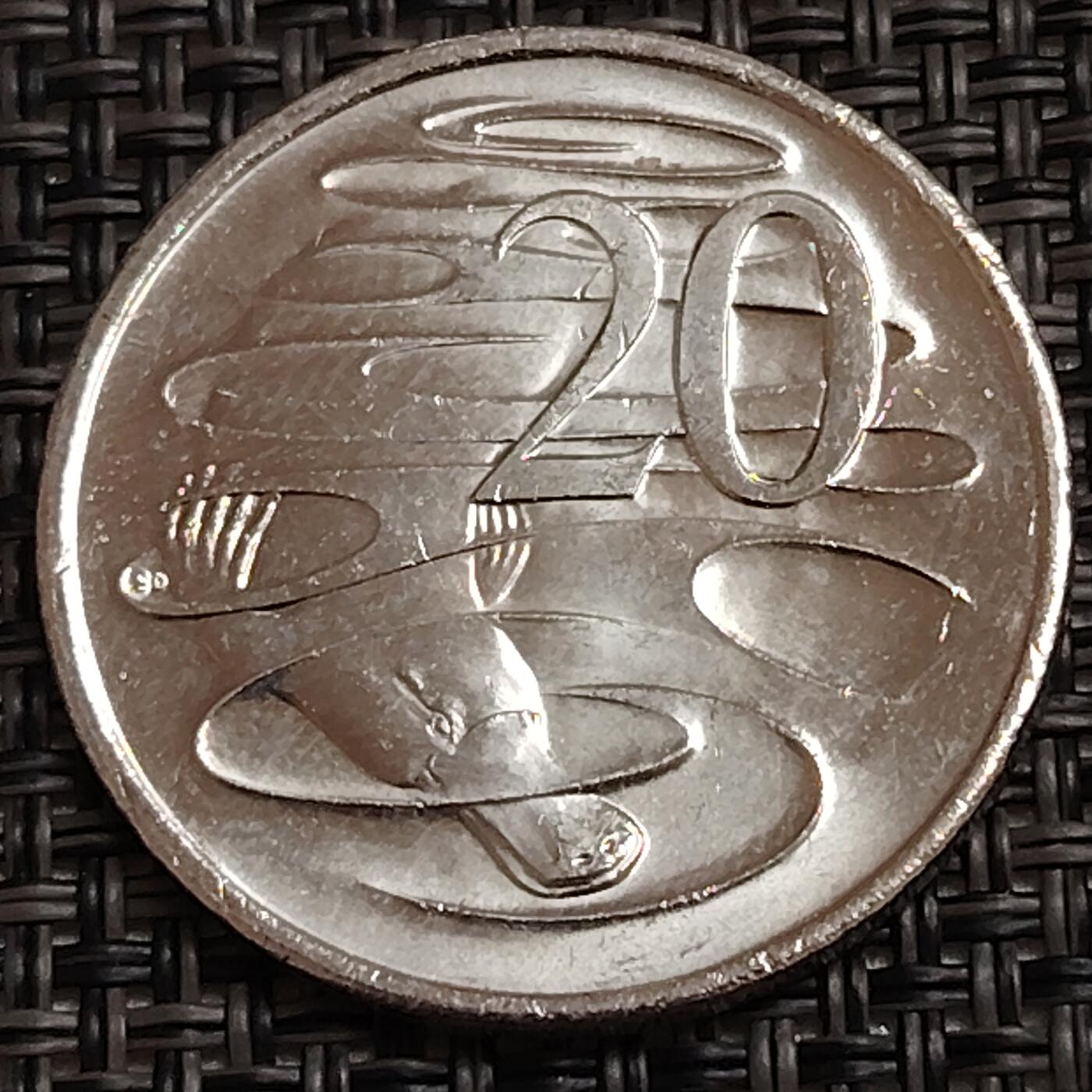 布加迪🐬～世界钱币(上海)🌾第 272 期 /  各国套币和散币 澳大利亚🇦🇺 2025年 20分 查理三世头像 ~C18