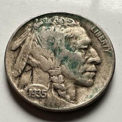 🌹外币初藏🌹🐯2026年第13场  每周二四六晚8️⃣点 接代拍 - 美国1935年牦牛五分