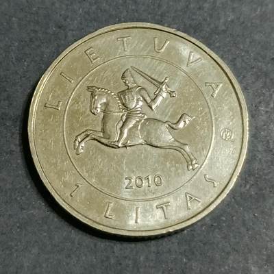 【游宝拍卖】乙巳蛇年第115期 蛇年收官场 - 立陶宛1立特 600周年纪念币