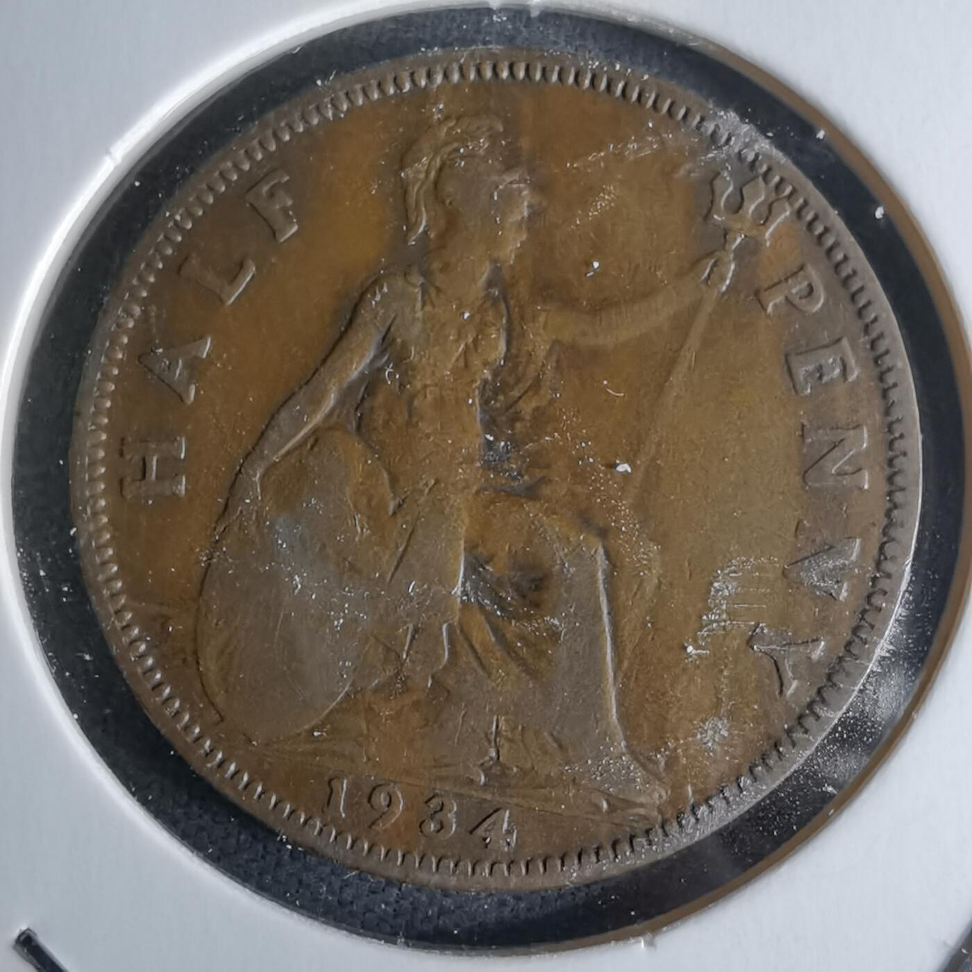 沼泽如烟--第979场 英国1934年半便士