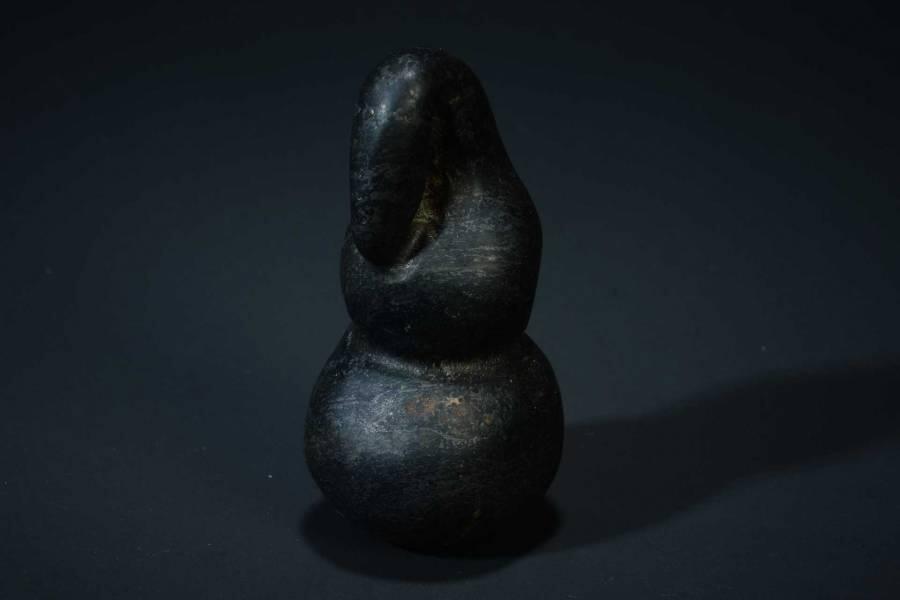 上海都达杂项专场十二（全场包邮】 老玉雕葫芦手把件83-38