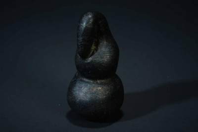 上海都达杂项专场十二（全场包邮】 - 老玉雕葫芦手把件83-38