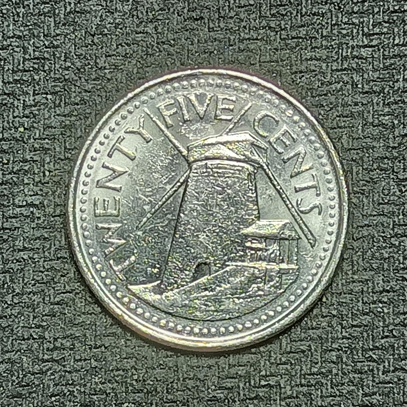 逸泉钱币2026B世界钱币纪念币纸币第八组B831-1230 844巴巴多斯25分