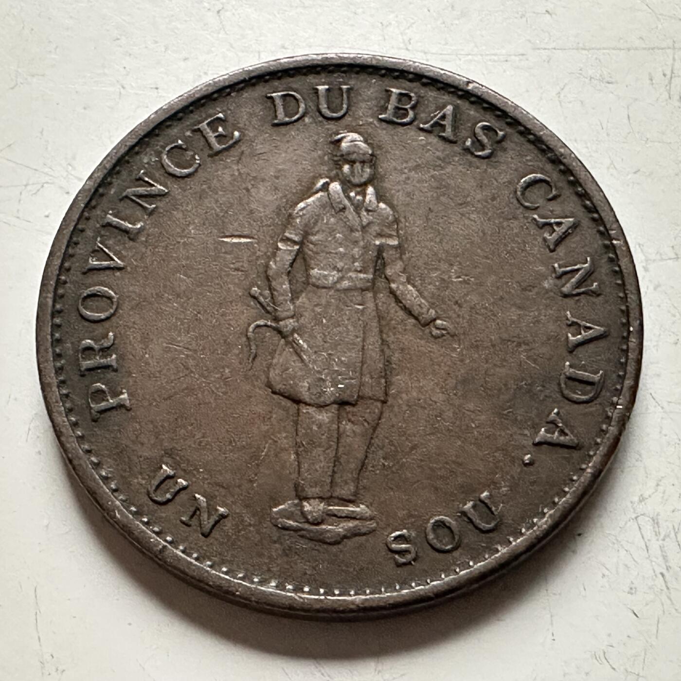 🌹外币初藏🌹🐯2026年第13场  每周二四六晚8️⃣点 接代拍 下加拿大1837年半便士铜币