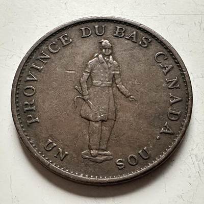 🌹外币初藏🌹🐯2026年第13场  每周二四六晚8️⃣点 接代拍 - 下加拿大1837年半便士铜币