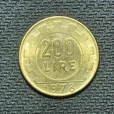 逸泉钱币2026B世界钱币纪念币纸币第八组B831-1230 - 863意大利200里拉