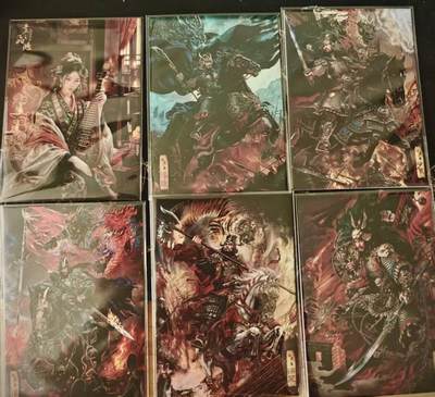 春节前倒数第二场！！龙虎卡牌-七四场（满200元包邮，无佣金，每周六结拍，欢迎送拍） - 【高清自制】普卡6张 百里 神魔三国 小乔&五子良将