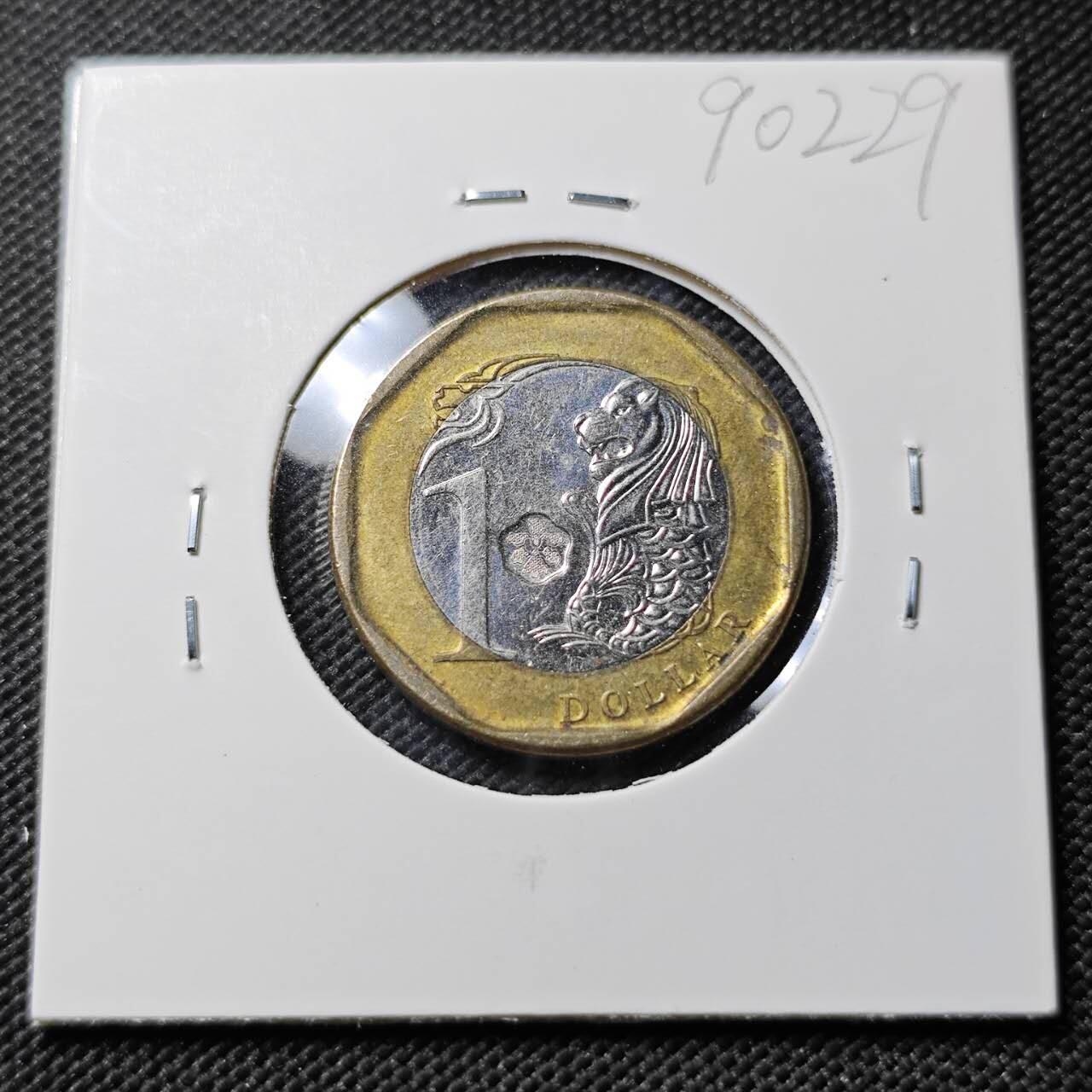 KK钱币收藏小铺  第390期  2月预留时间 周末发货  新加坡1元