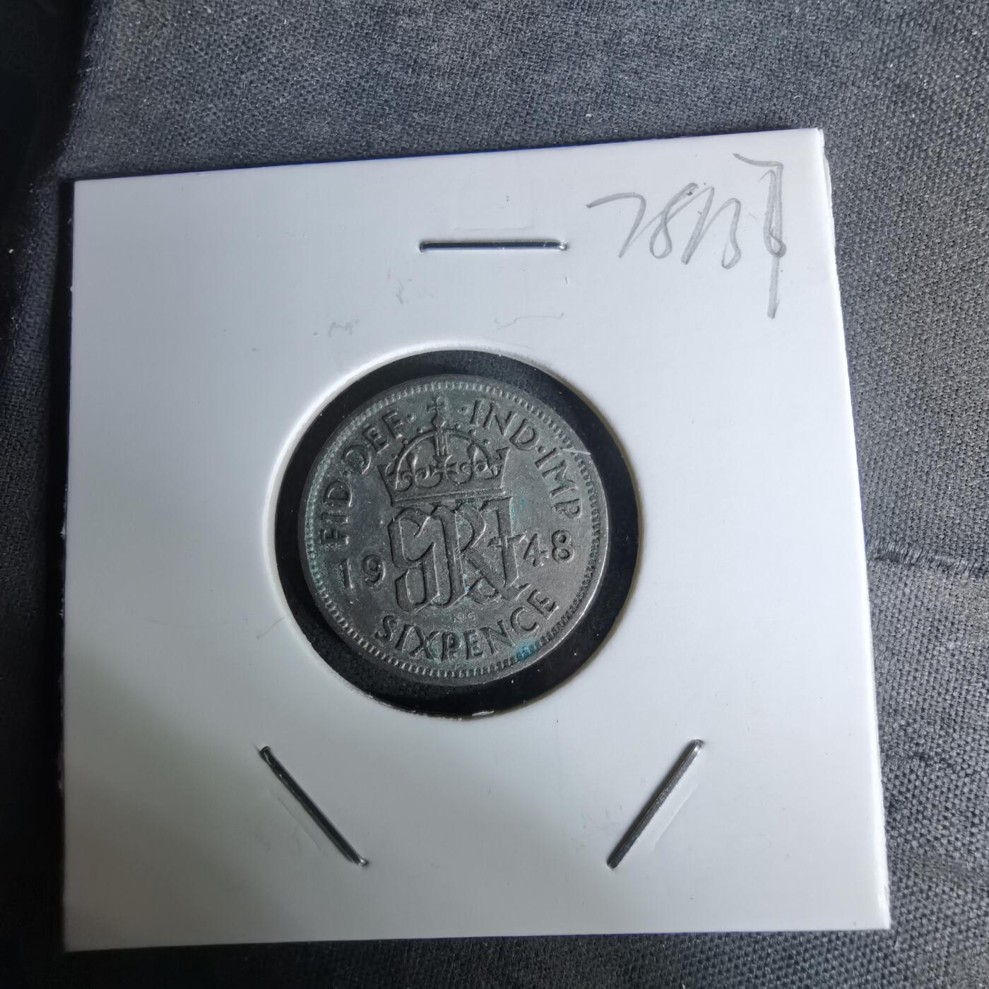 沼泽如烟--第978场 英国1948年6便士