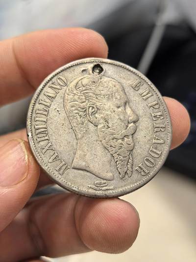 博洋堂世界钱币拍卖第159期（全场包邮） - 墨西哥1867MO 马克西利安1比索 少见版