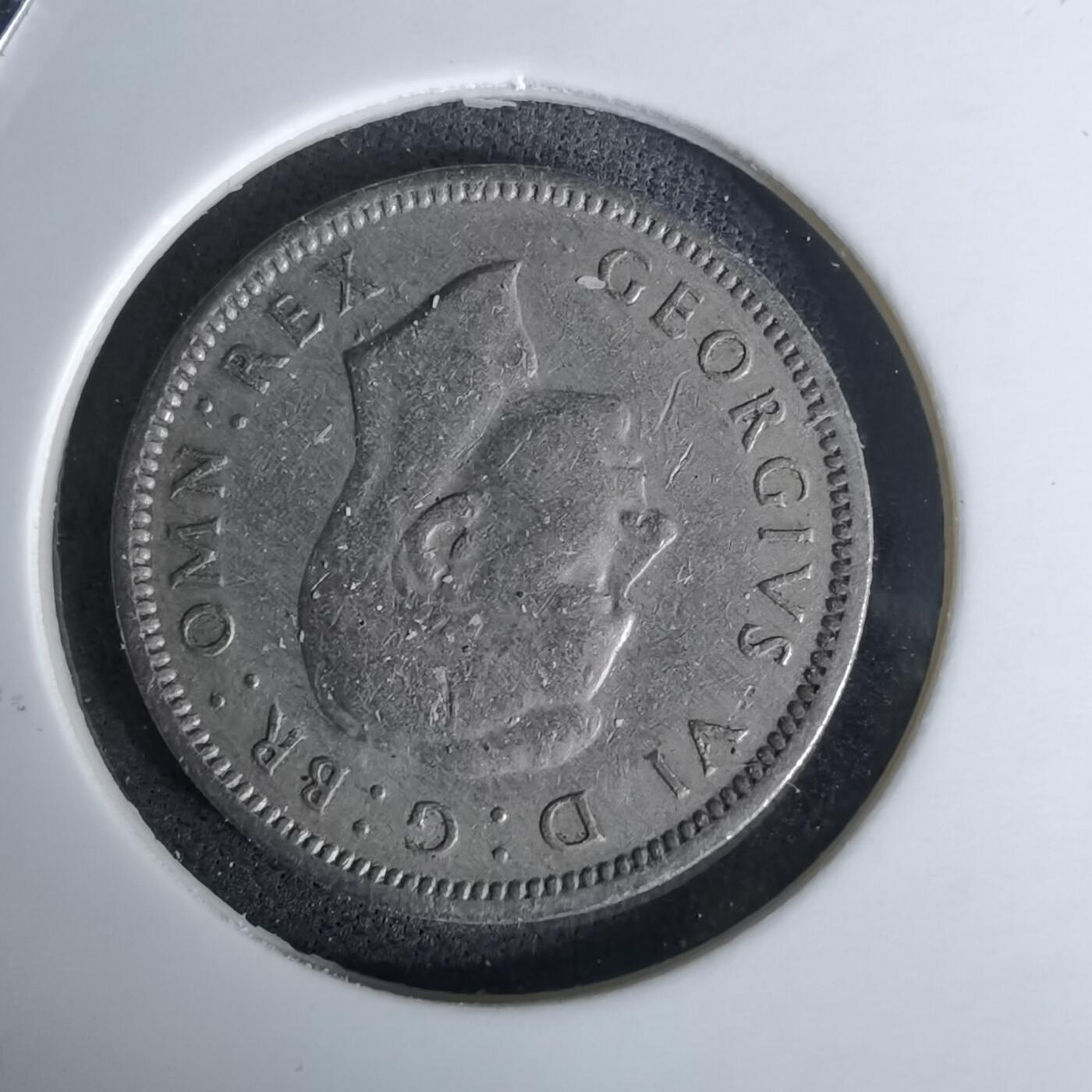 沼泽如烟--第978场 英国1948年6便士