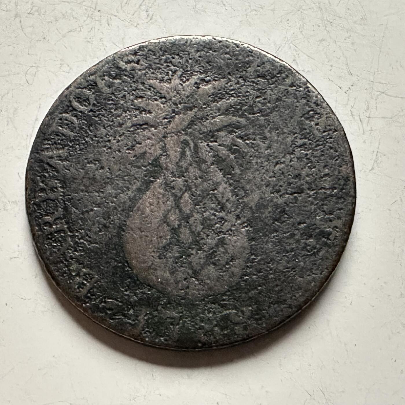 🌹外币初藏🌹🐯2026年第13场  每周二四六晚8️⃣点 接代拍 巴巴多斯1788年菠萝一便士