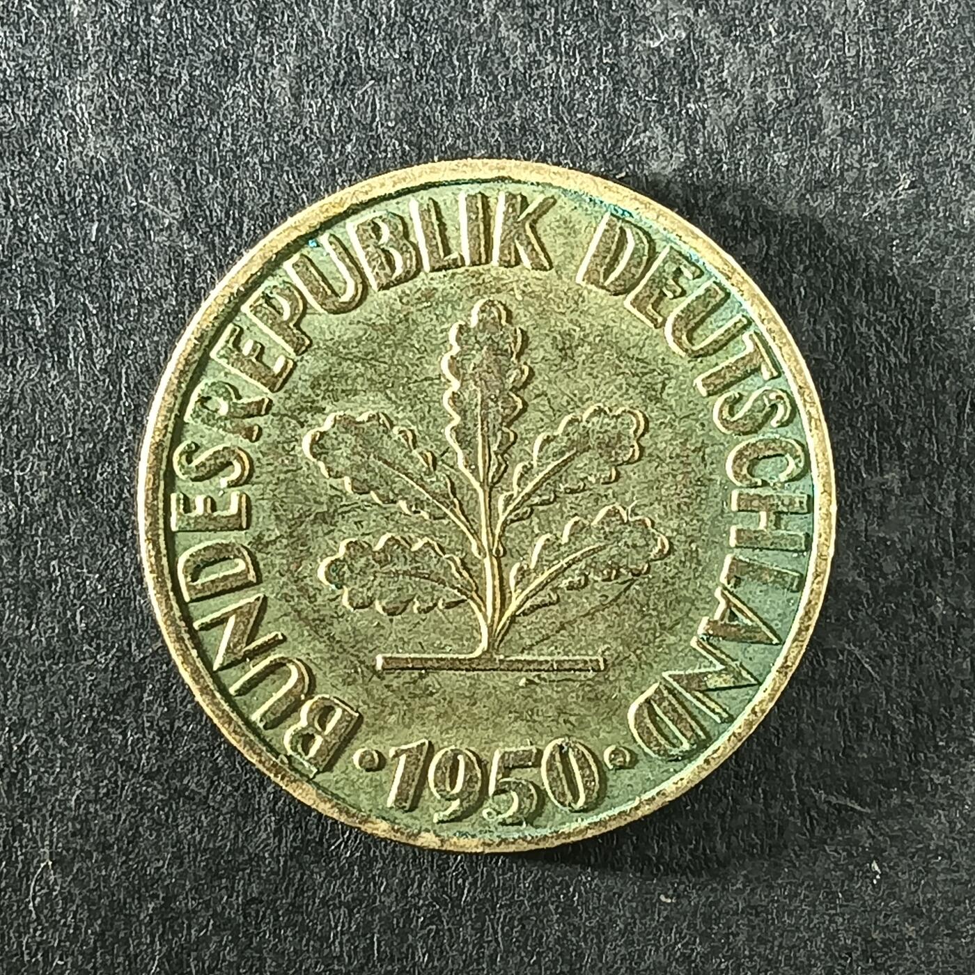 逸泉钱币2026第十四场世界各国散币纪念币A1214-1613 1322 西德联邦德国10分尼