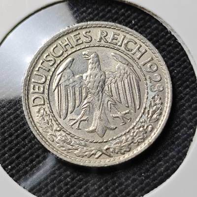 KK钱币收藏小铺  第390期  2月预留时间 周末发货 -  1928德国50芬尼