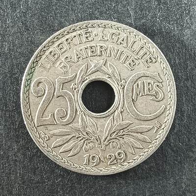 逸泉钱币2026第十四场世界各国散币纪念币A1214-1613 - 1238 法国25生丁