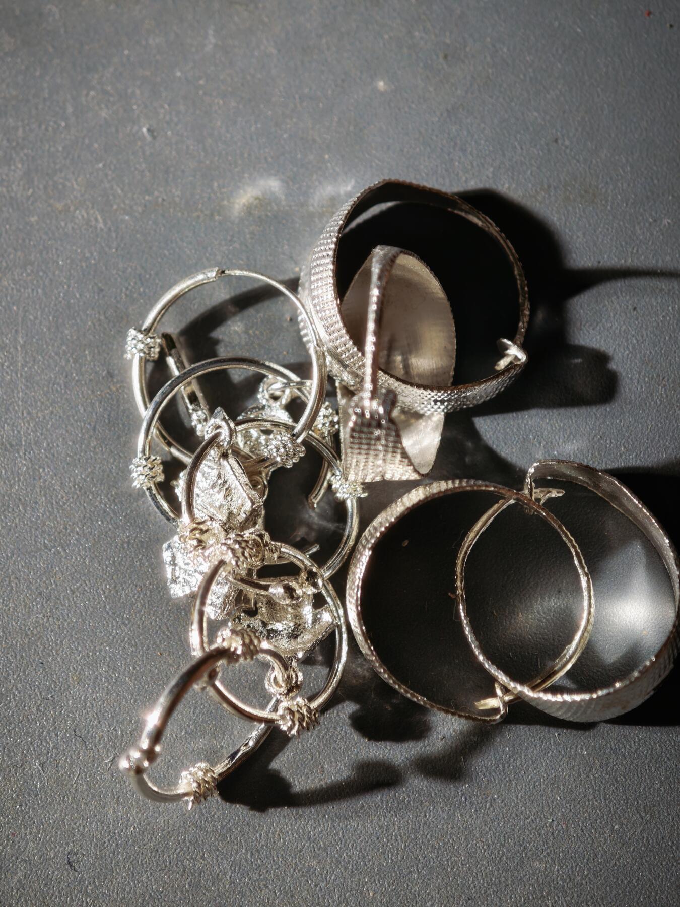 114期新疆红钱粟特钱币丝路钱币专场 1镀银饰品