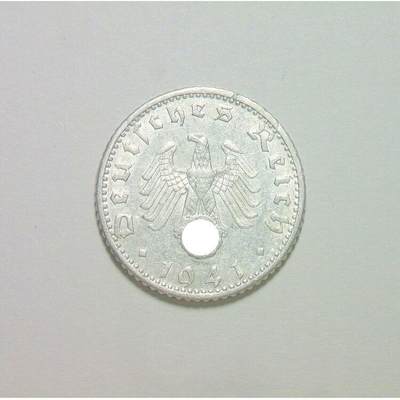 稀年 德国第三帝国1941年G版50芬尼 极美品 - 稀年 德国第三帝国1941年G版50芬尼 极美品