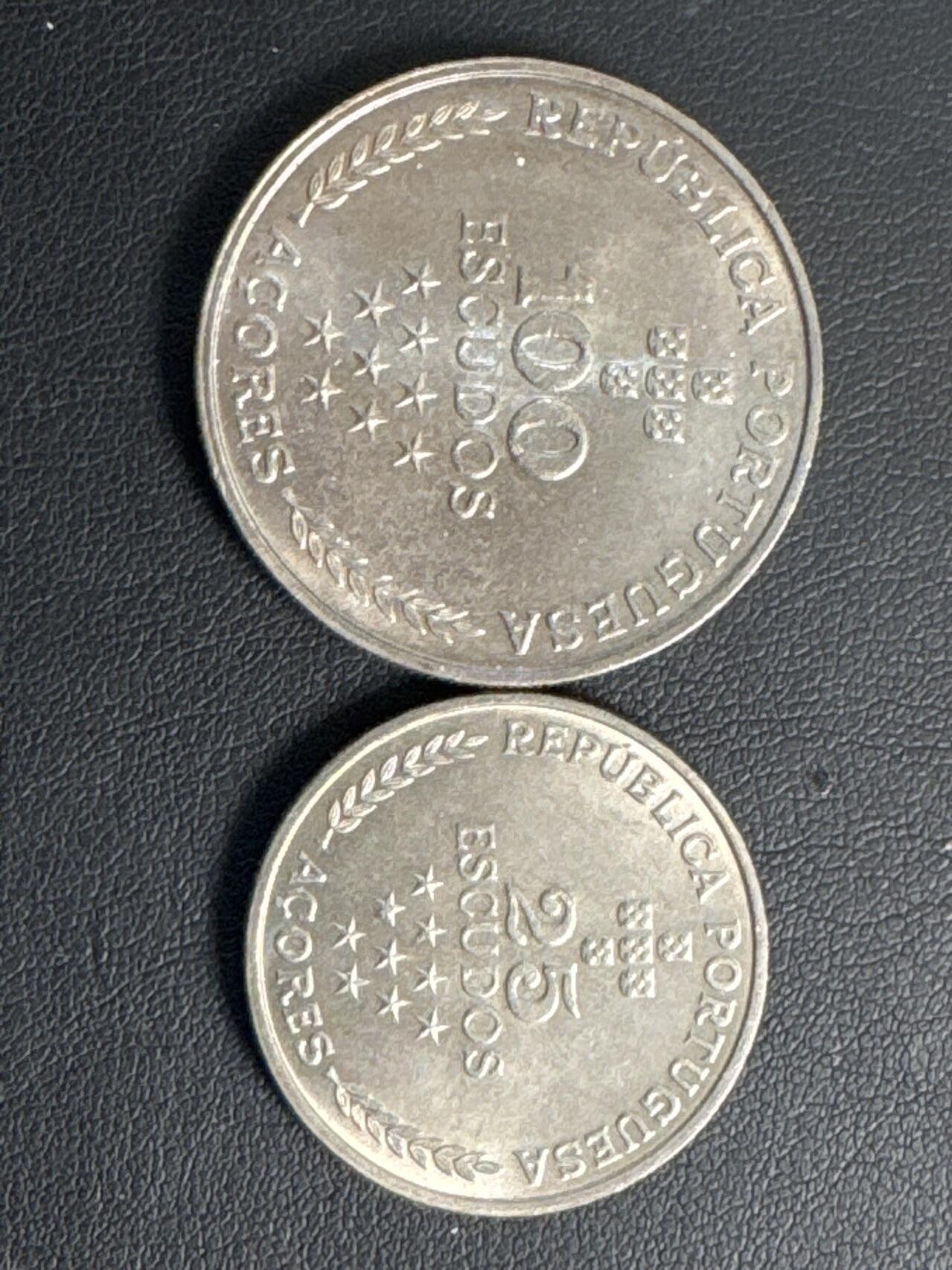 ❤️【币观天下】❤️ 第341期钱币拍卖- 2026.1.30周五晚上6点半场-长期征集拍品 春节前最后一场本场不能存放 节后恢复拍卖 亚速尔1980年25+100两枚一套