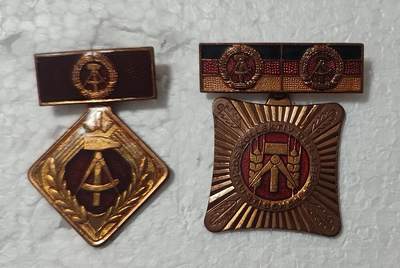 老俞小拍2 - 东德集体劳动2次获得上挂，个人劳动，集体劳动背面有胶痕