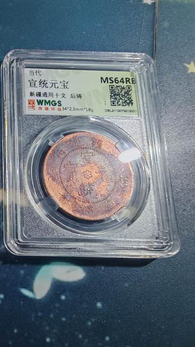 杂项场 - 后铸新疆铜元一枚