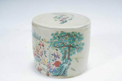 上海都达杂项专场十二（全场包邮】 - 粉彩百子图蛐蛐罐83-47