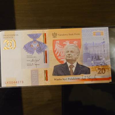 【新年十拍】世界钱币～微拍第231期暨2026年第10期  最新版日元目录以及其它外钞（周末起更新） - 2017年波兰20兹罗提纪念钞 全新绝品尾号273